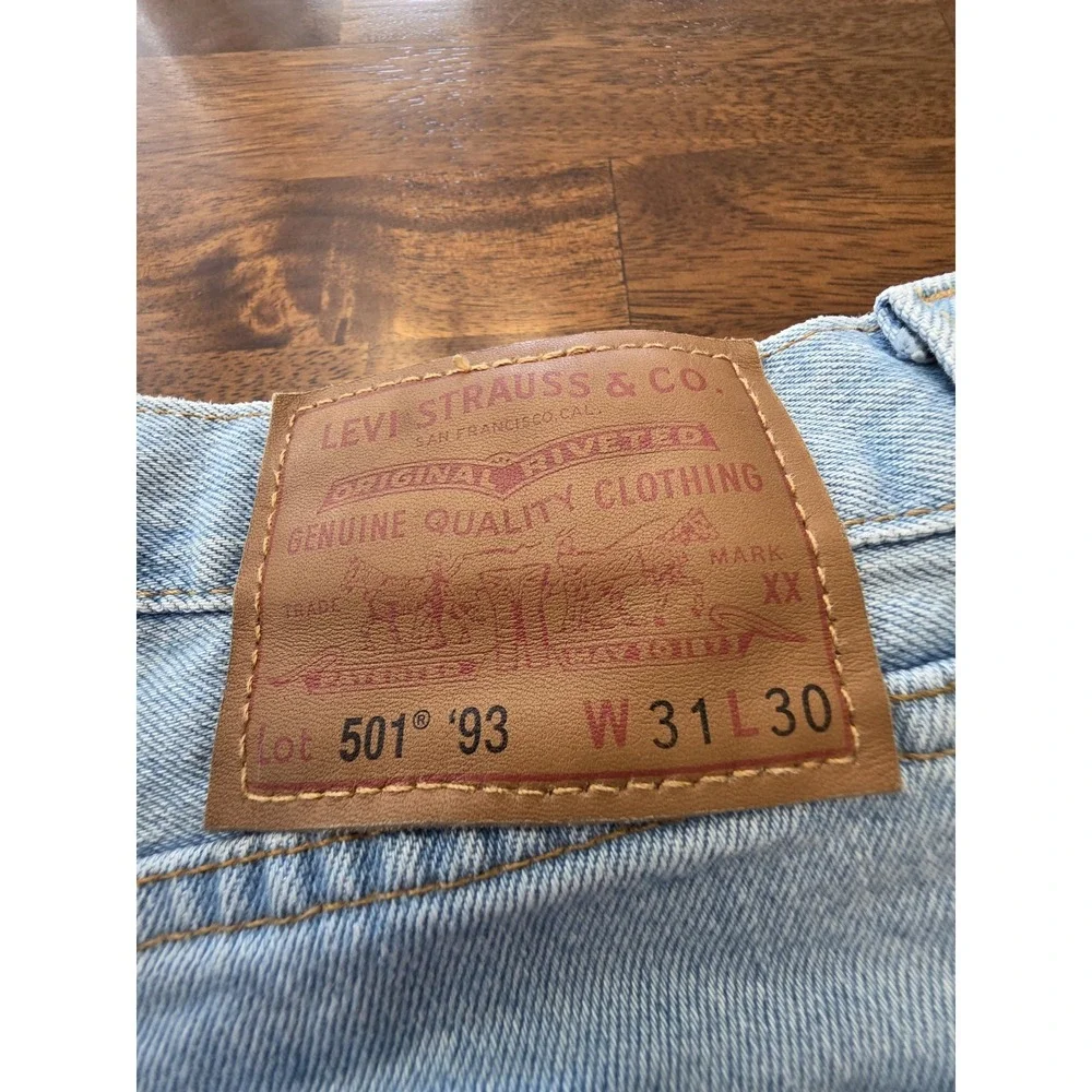 Levi's Premium Men's 501 93's Button Fly Size 31×30 stretch Fast Shippjng